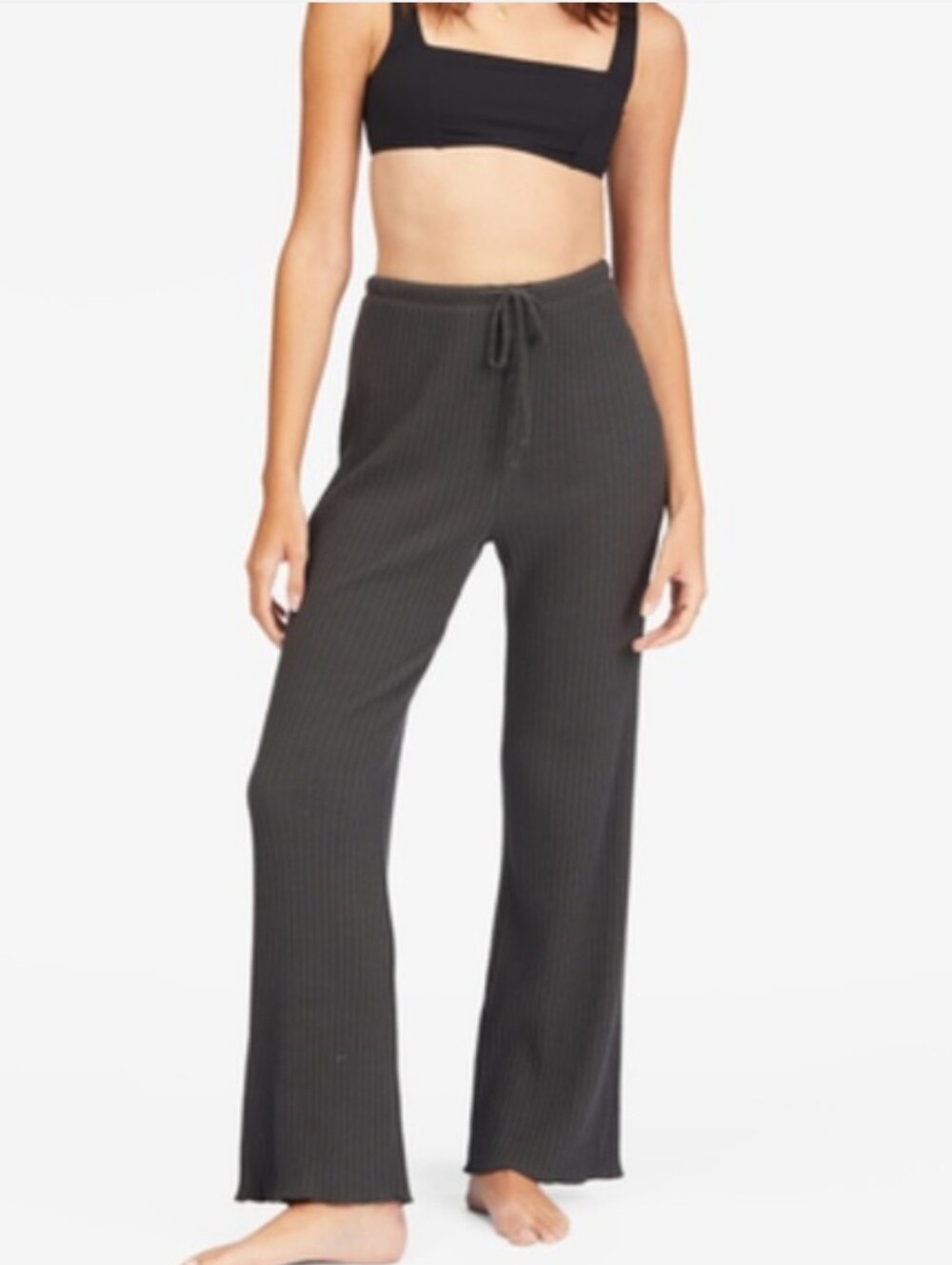 Billabong So Easy Cotton Blend Ribbed Pants Size L